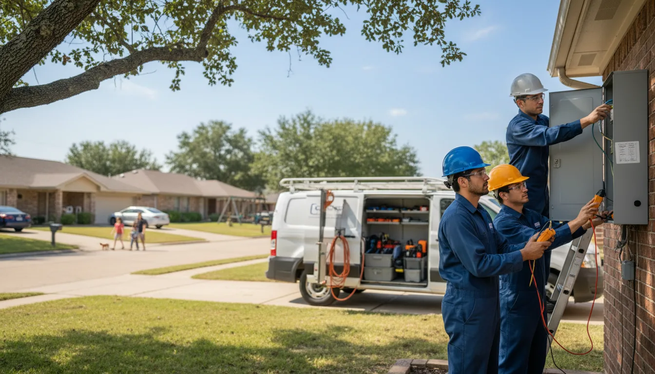 Certified electrician providing emergency electrical services in Risco, MO